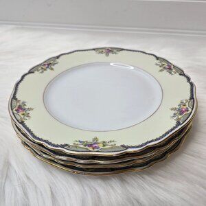 VTG (4) Paul Muller Selb "The Minto" #1328 Bavaria Germany 7-5/8" Salad Plates F